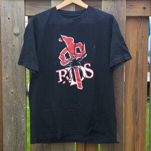 Vintage RED DRAGON Apparel Shattered Glass Logo Men's Size Large